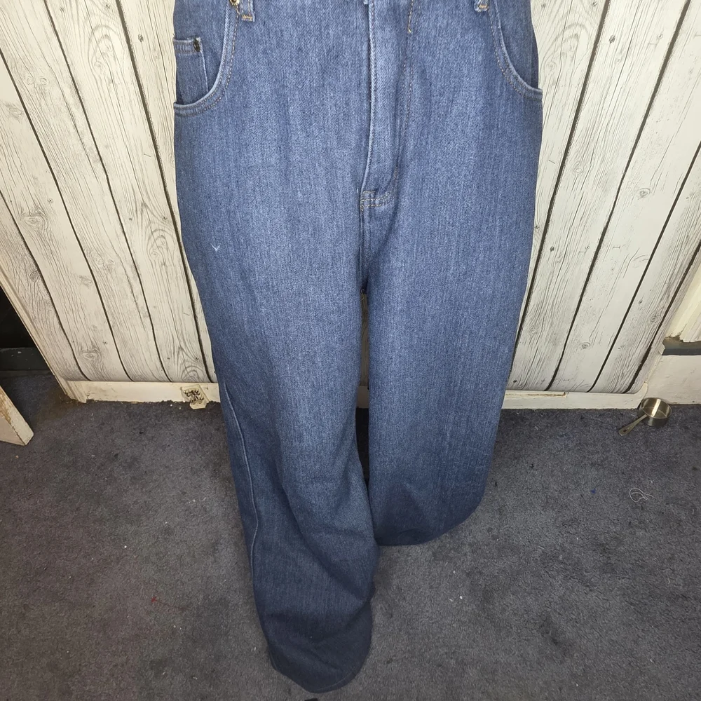 Stanley Workwear Men's 36x32 Fleece Lined Insulated Jeans Blue Denim Work Wear